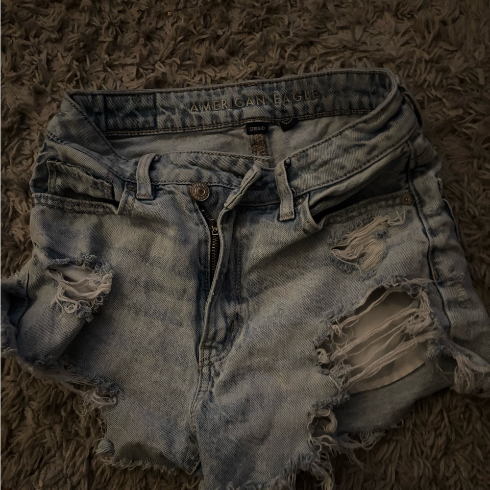 American Eagle Distressed Denim Shorts
